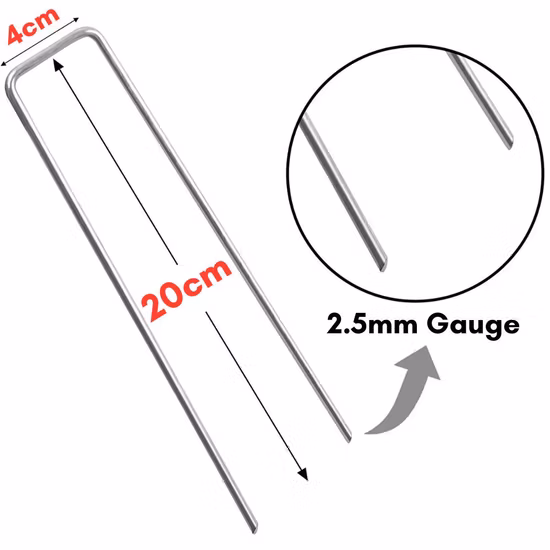 9-Zoll-Landschaftsheftklammern und SOD-Heftklammern